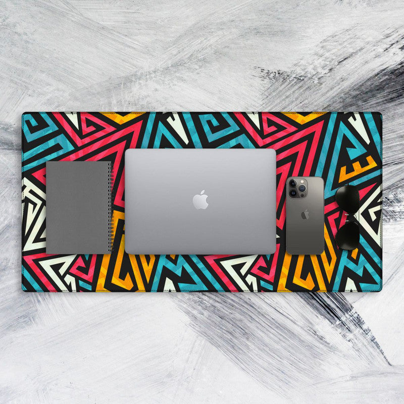 Triangle Art 3 Tech Mat - Extra Large Mouse Pad