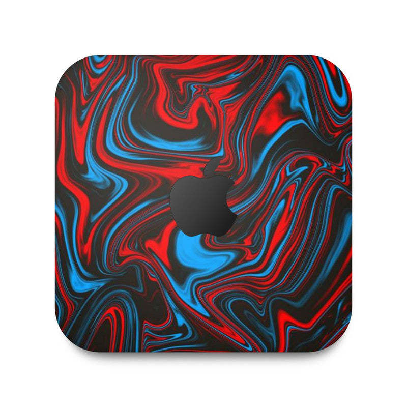 Aesthetic Purple Apple Mac Mini Skin Main image