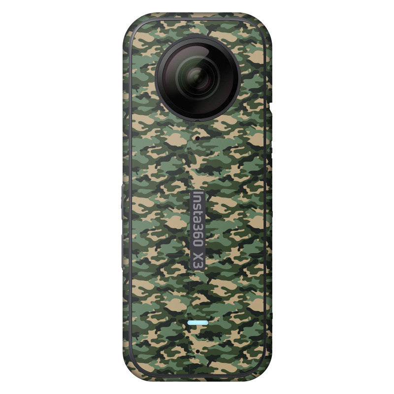 Green Camo Insta 360 Skin Main image
