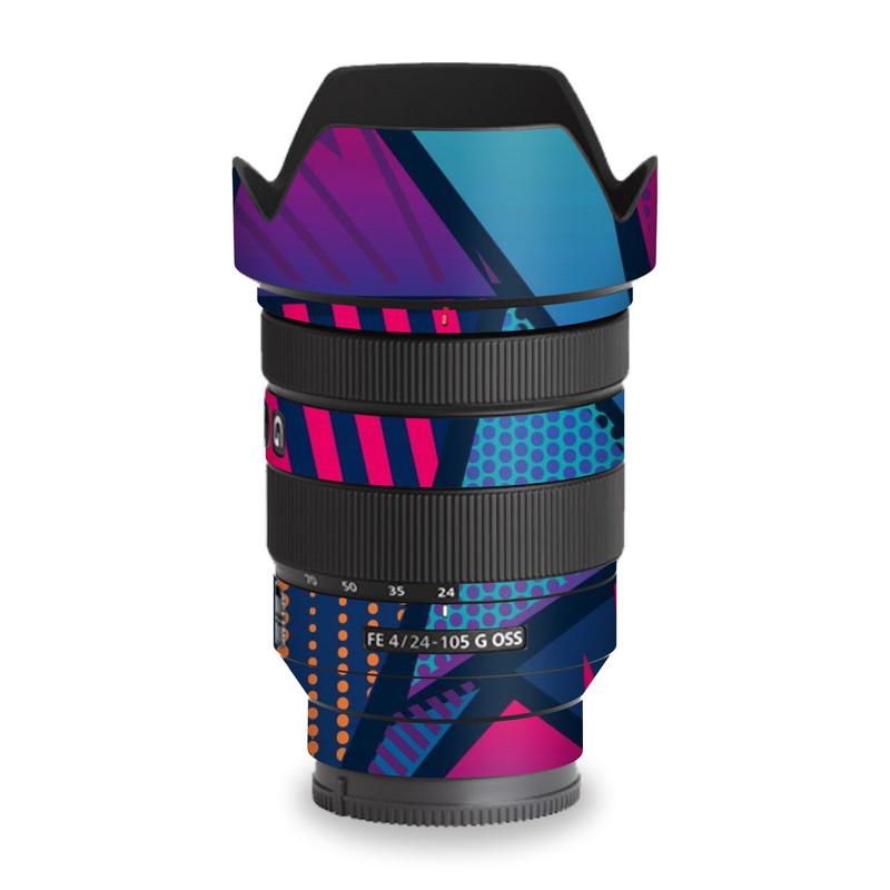 Blue Triangle Pattern Lens Skins Secondary image