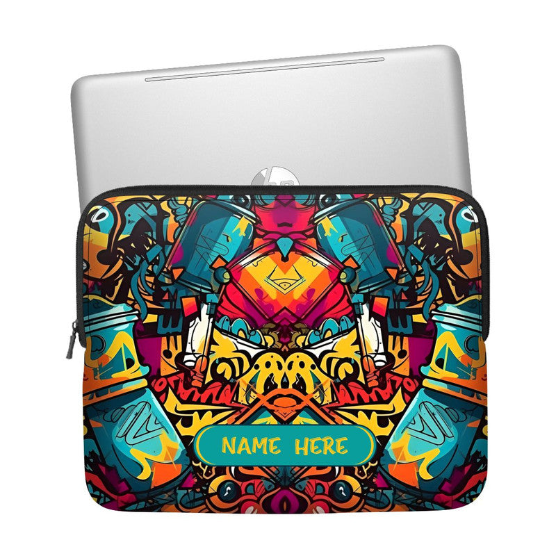 Street Grafitee Custom Name Laptop Sleeve Main image