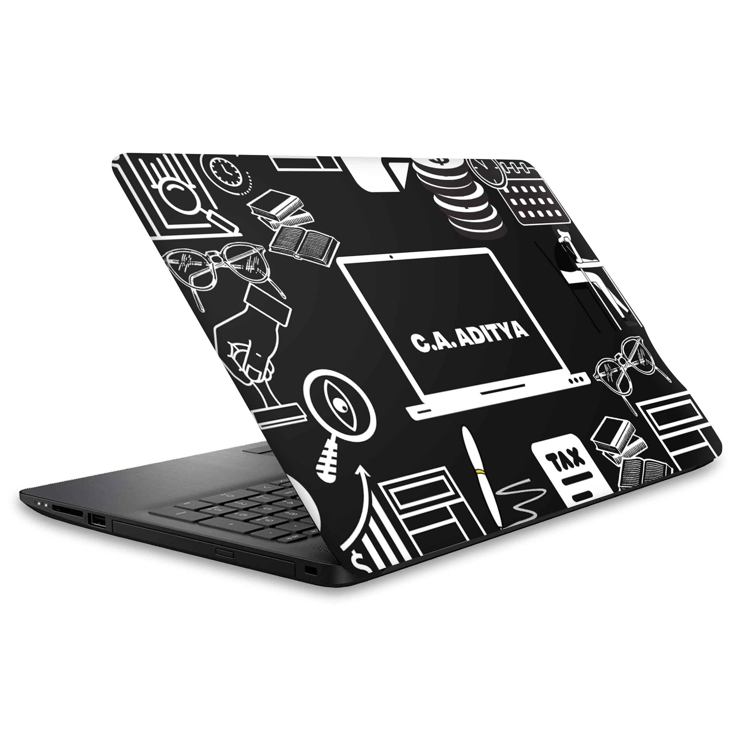 Your Profession Design - Custom Name Laptop Wrap - WrapCart – WrapCart ...