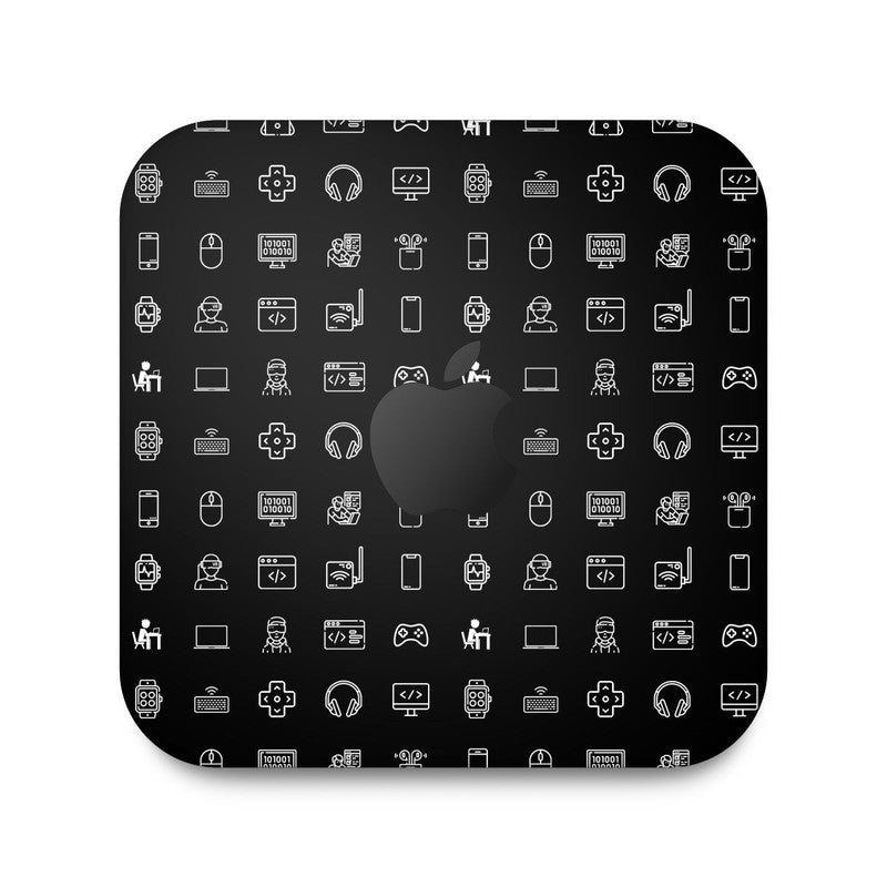 Aesthetic Purple Apple Mac Mini Skin Main image