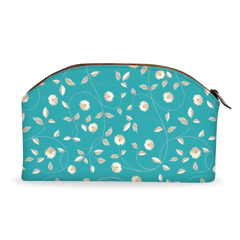 Teal Floral Diva Pouch Main image