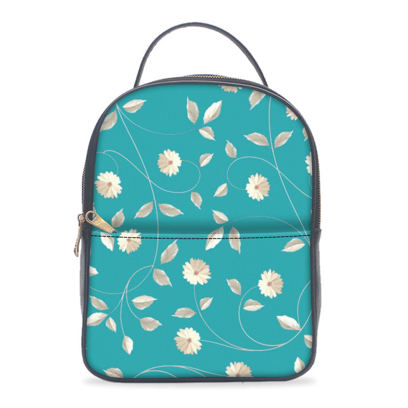 Teal Floral Backpack Main image
