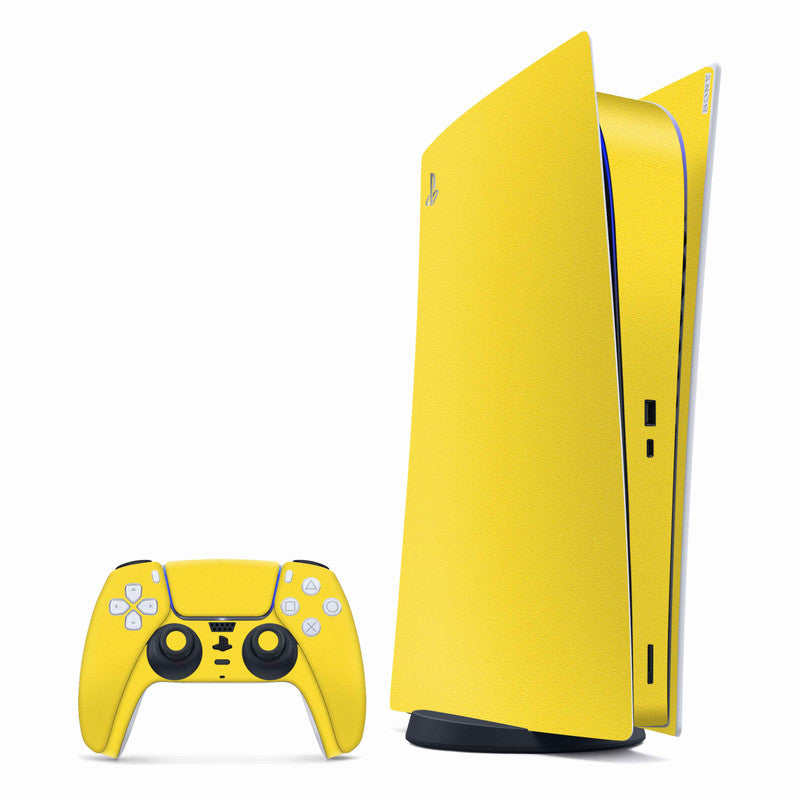 Matte Yellow PlayStation Skin - Skins For PlayStation 5 Slim Main image