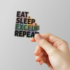 Holographic & Neon Laptop Stickers