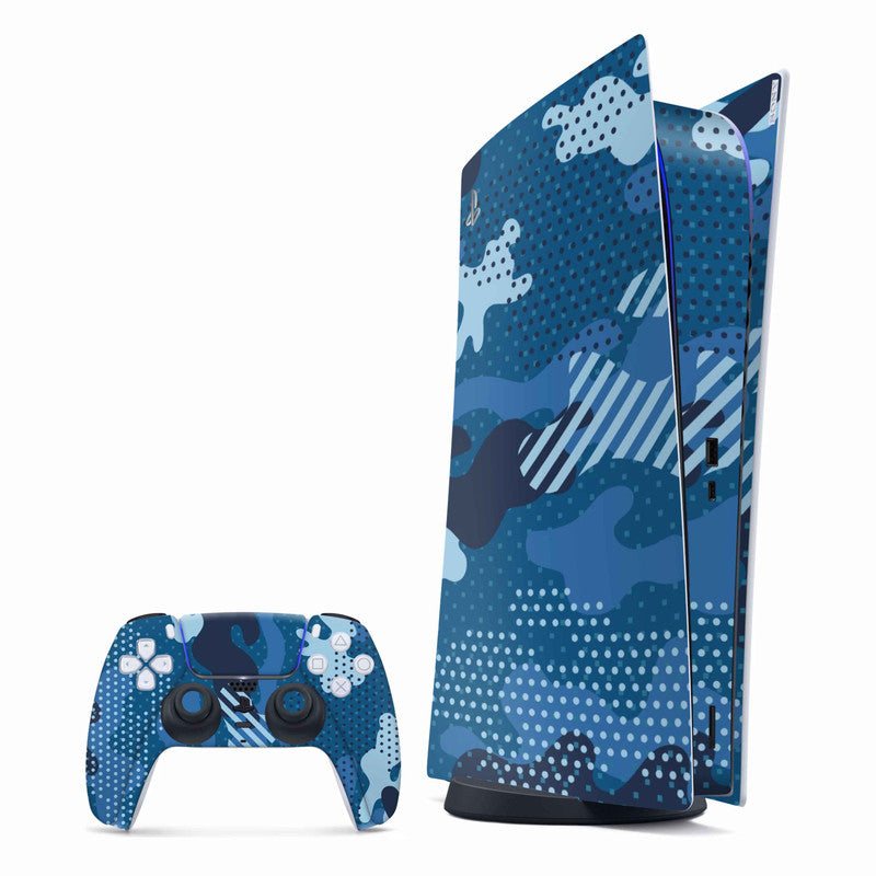 Military Blue PlayStation Skin - Skins For PlayStation 5 Main image