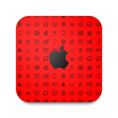 Aesthetic Purple Apple Mac Mini Skin