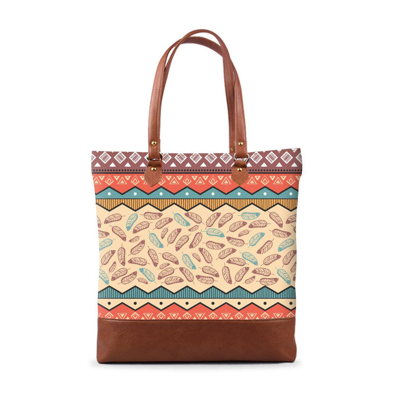 Tribal Art Tall Tote Bag Main image