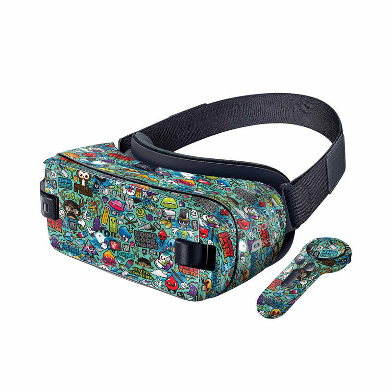 Blue Abstract Samsung Gear VR (2015) Skin Main image