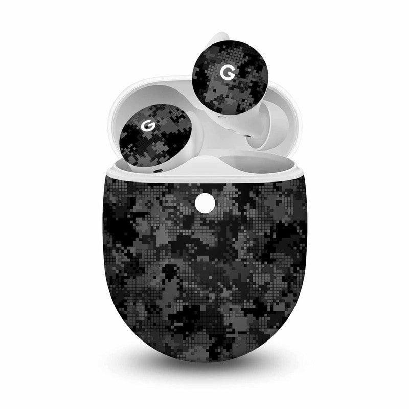 Black Pop Skin For Pixel Buds A-Series 