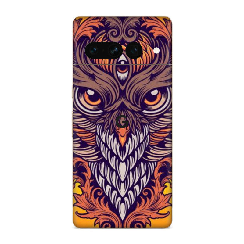 Bearded Owl Google Pixel Skin
