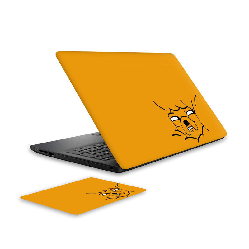 jake-the-dog-laptop-skin-and-mouse-pad-combo WrapCart India