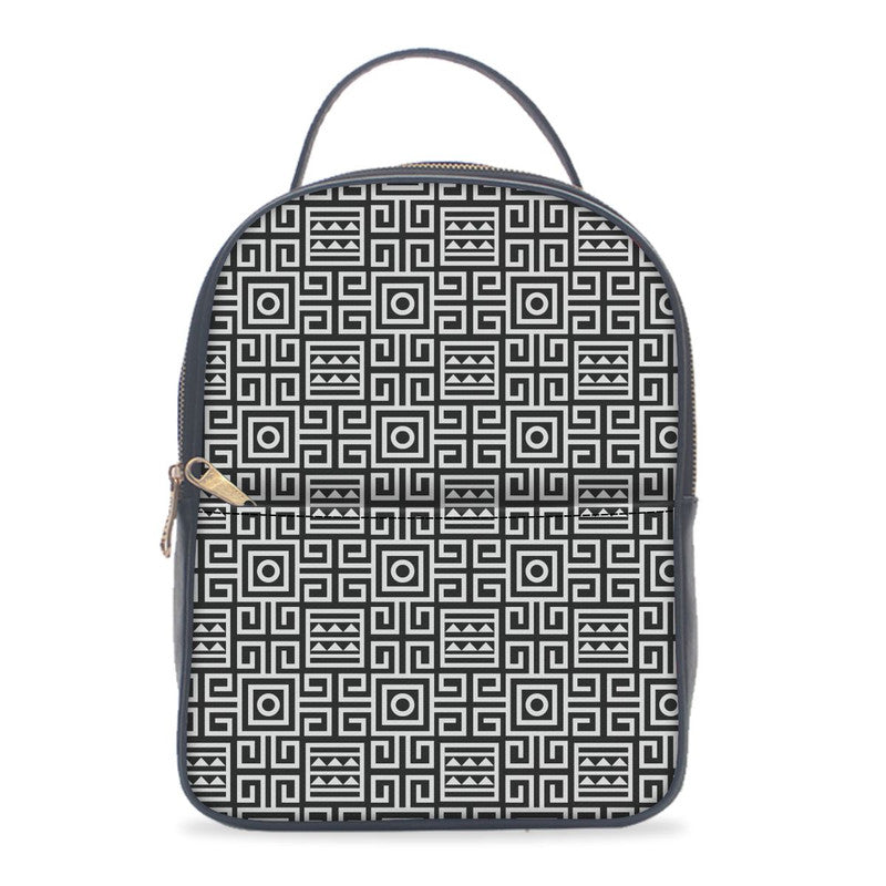 Tribal Black And White Backpack Main image