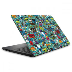 Blue Abstract Laptop Skins