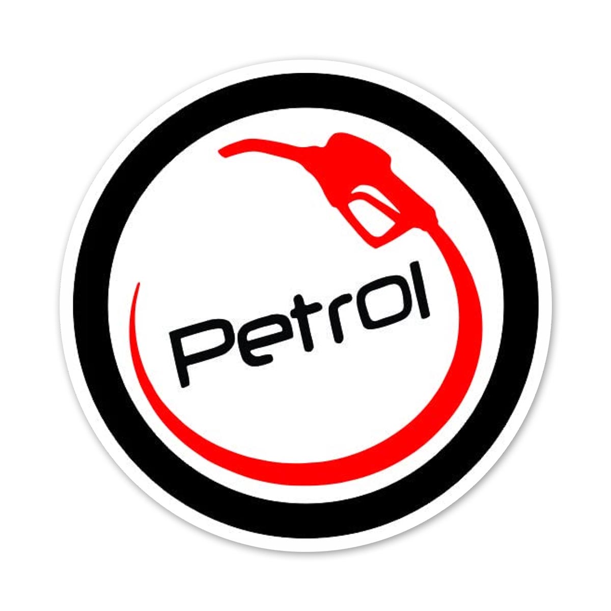 Petrol #4 Car Fuel Tank Decal Secondary image