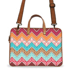 Waves Patterns Deluxe Laptop Bag