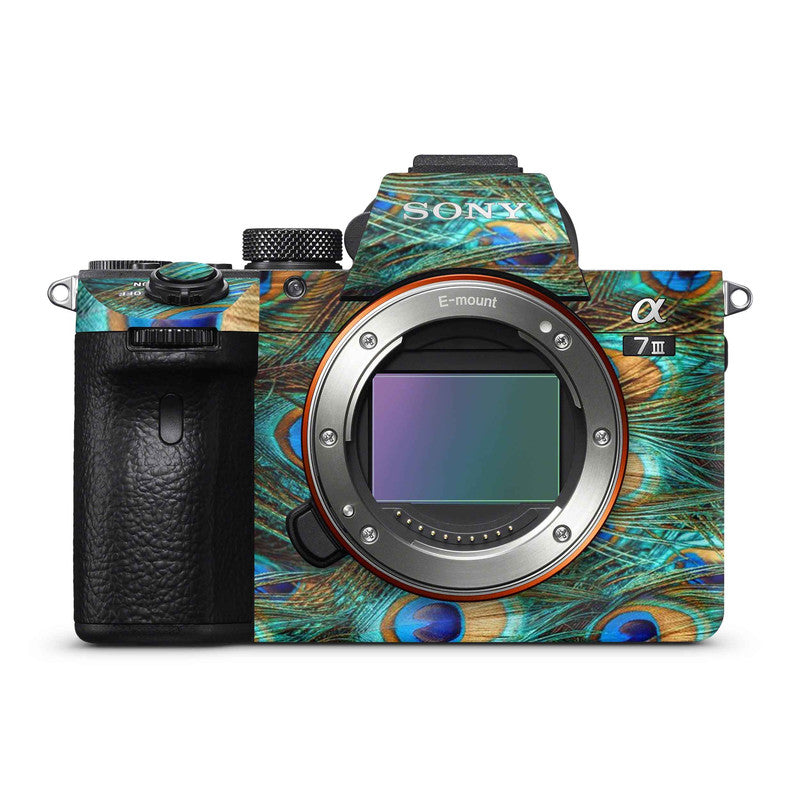 peacock-feathers-camera-skin Main image