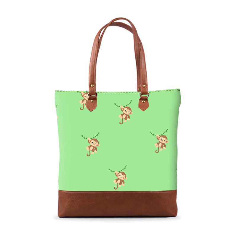 Monkey Art Tall Tote Bag Main image