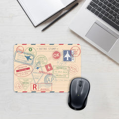 retro stamps Mouse Pad