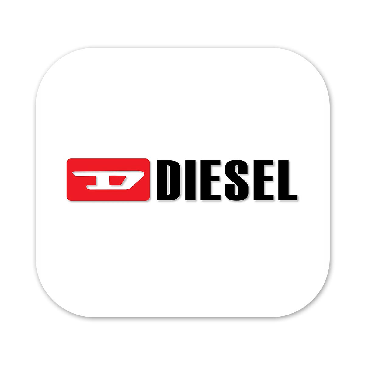 Diesel #4 Square Car Fuel Tank Decal Secondary image