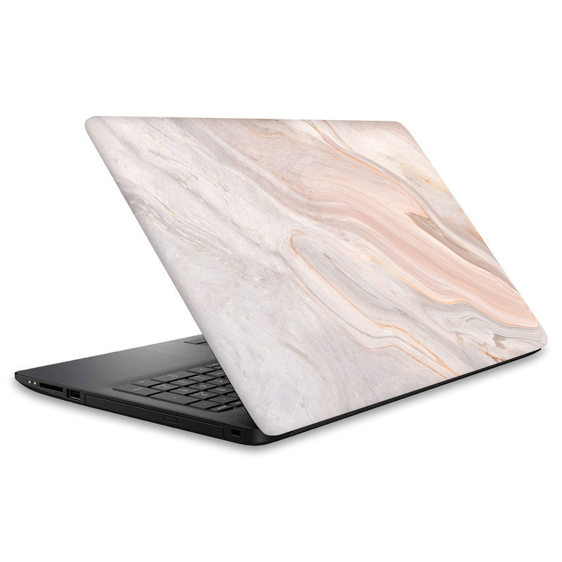 Classic Peach Marble Laptop Skin Secondary image