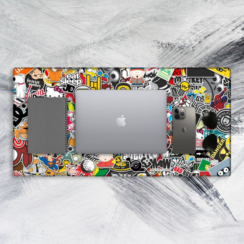 GTA Abstract Tech Mat - Big Mouse Pad For Gaming