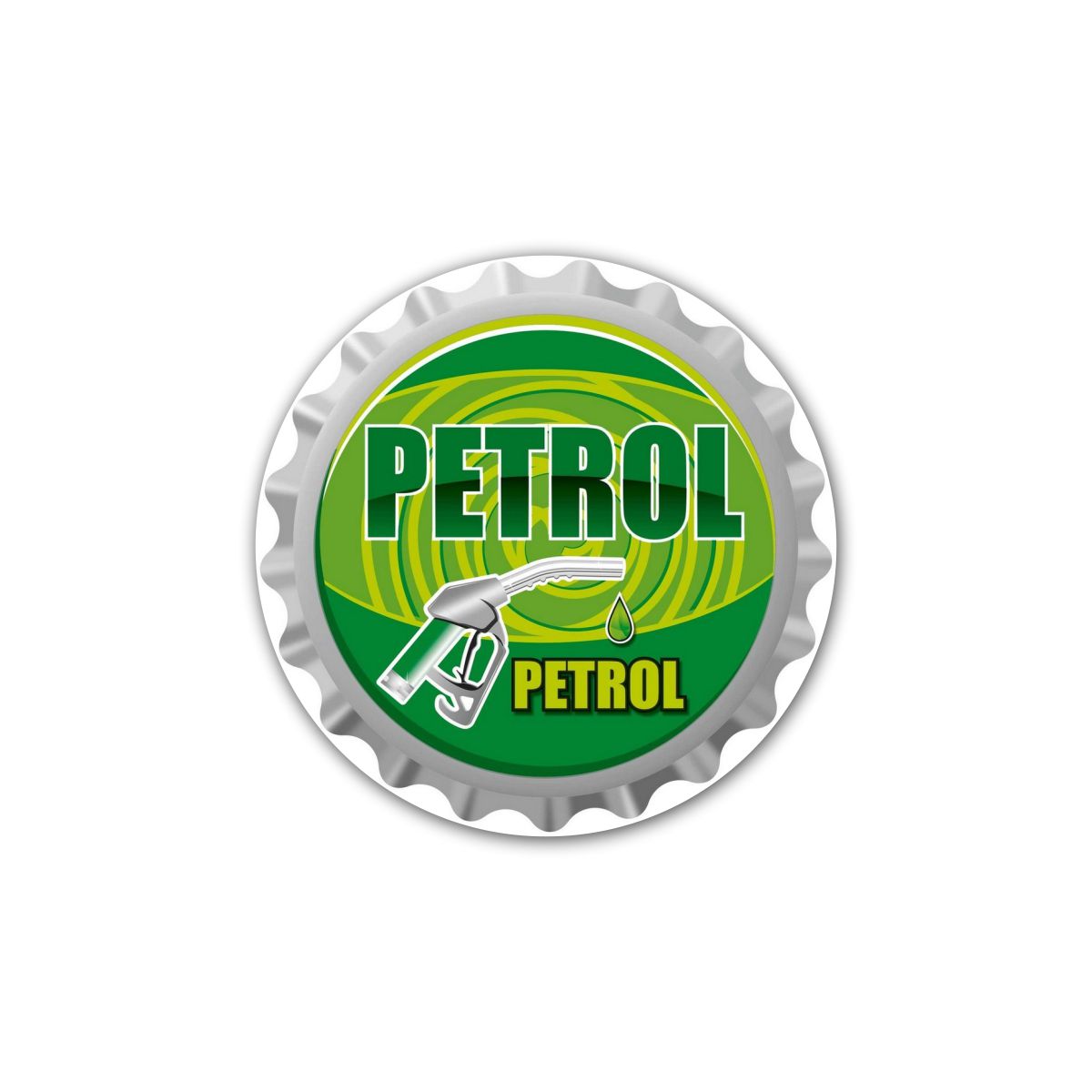 Petrol #2 Car Fuel Tank Decal Secondary image