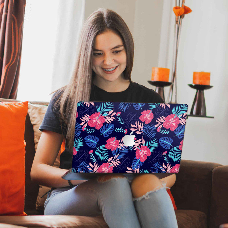 Beautiful Floral Pattern MacBook Skins Secondary image