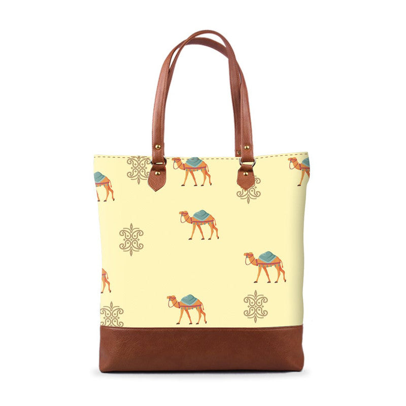 Camel Art Tall Tote Bag Main image