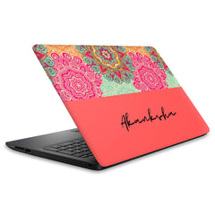 Mandala Laptop Skins - Custom Name