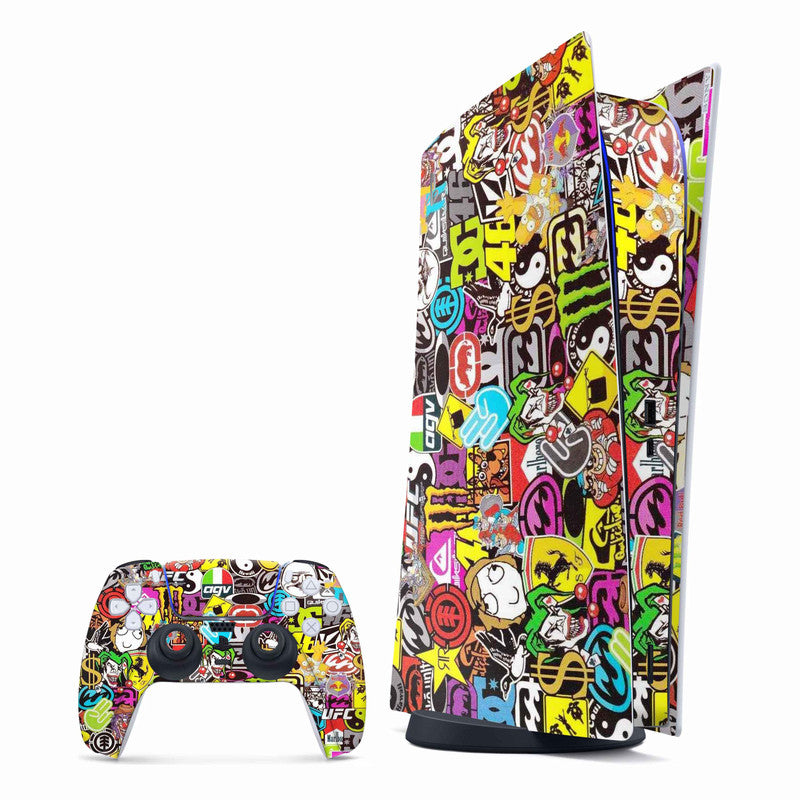 Sticker Bomb 2 PlayStation Skin - Skins For PlayStation 5 Main image