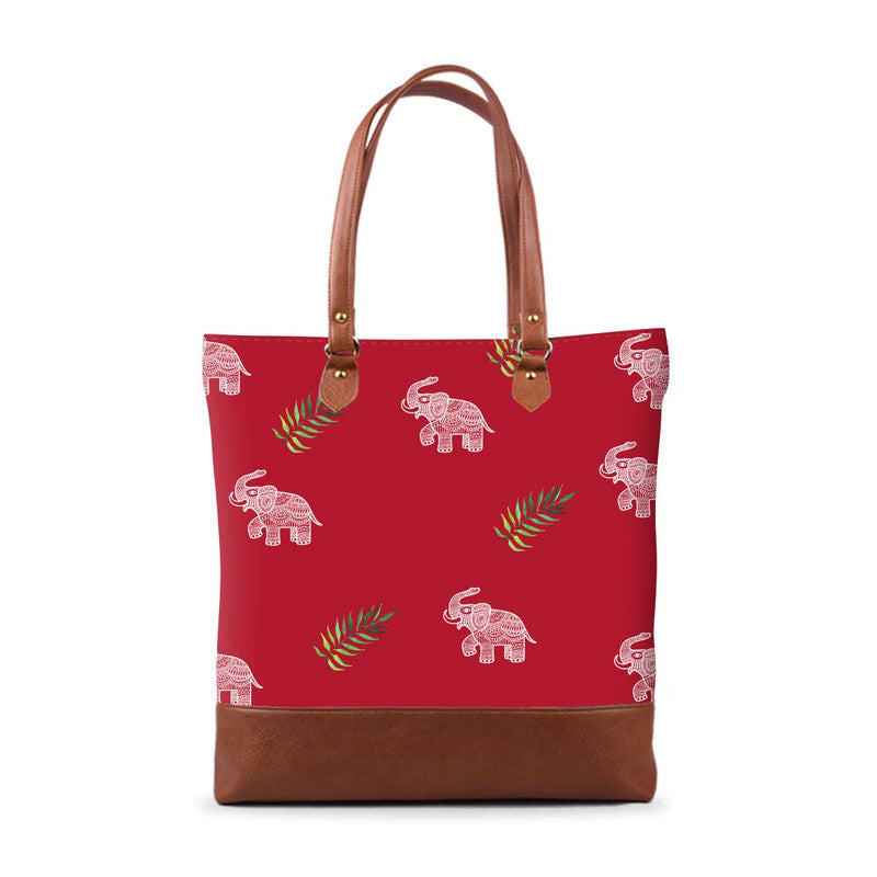 Elephant Mandala Art Tall Tote Bag Main image