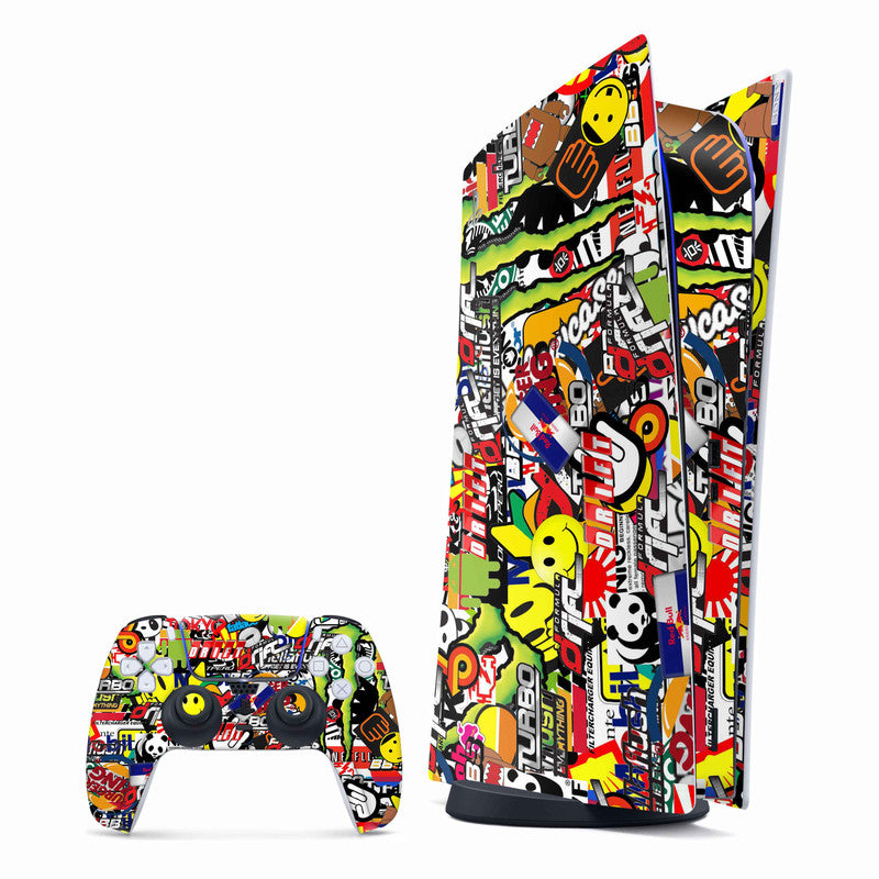 Sticker Bomb 3 PlayStation Skin - Skins For PlayStation 5 Main image