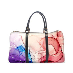 Abstract Art Floral Duffle Bag