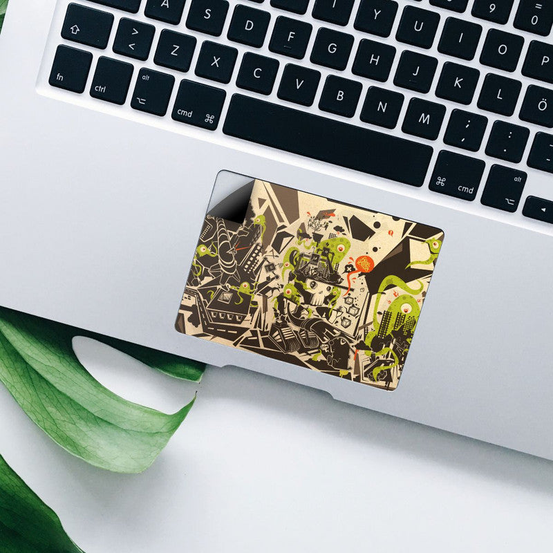 Monsters On City Trackpad Skin Main image