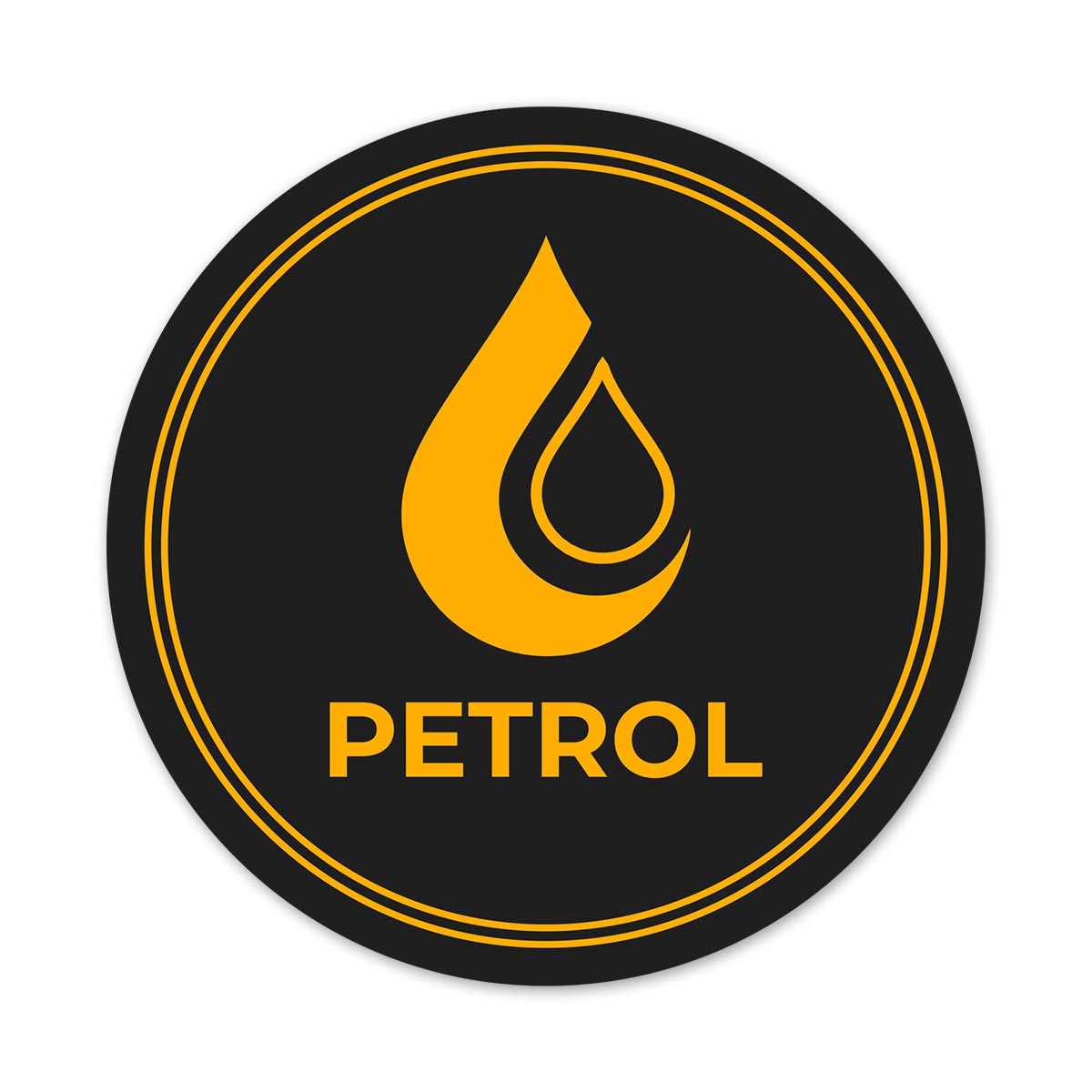 Petrol #7 Car Fuel Tank Decal Secondary image