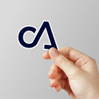 I Am CA Laptop Sticker