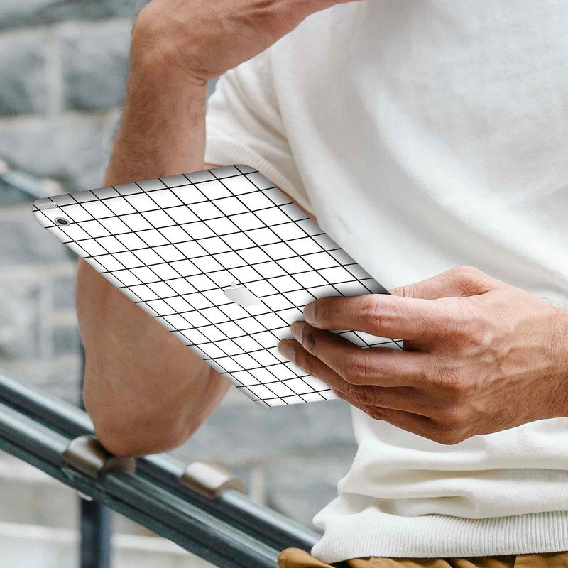 iPad Skin Squares White Secondary image