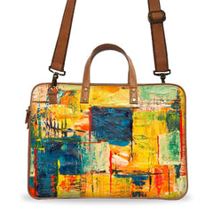 Canvas Painting 1 Deluxe Laptop Bag