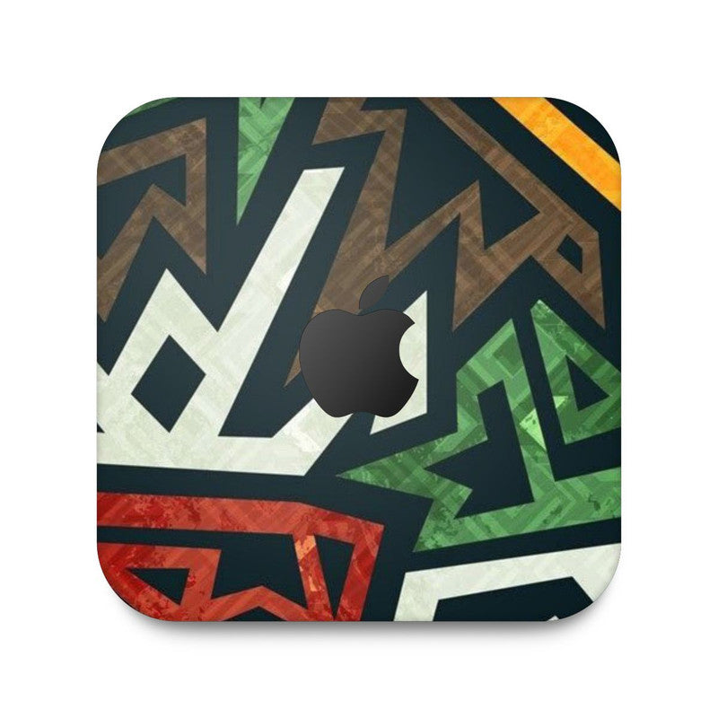 Aztec Abstract Skin For Apple Mac Mini – WrapCart Skins