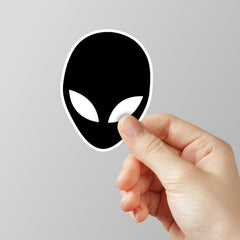 Alein Black Laptop Sticker