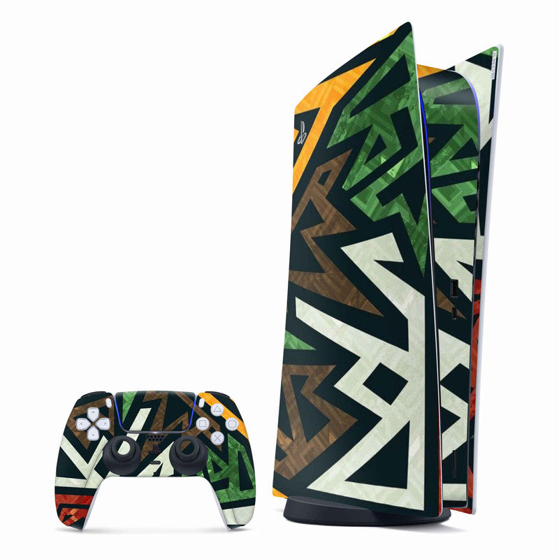 Aztec Abstract PlayStation Skin - Skins For PlayStation 5 Main image