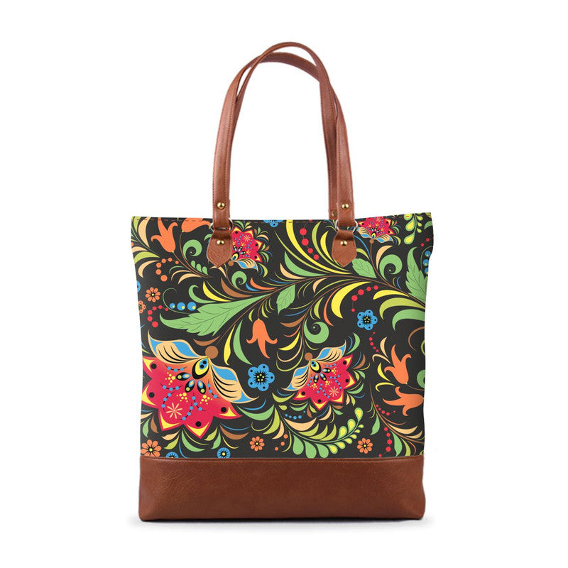 Exclusive Floral 6 Tall Tote Bag Main image