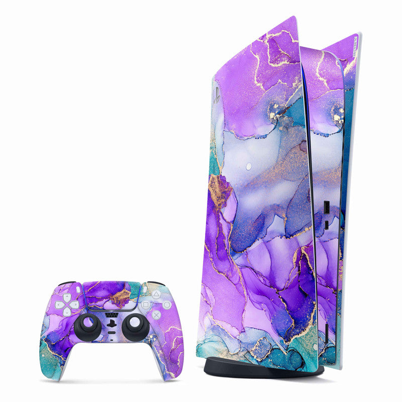 Violet Galaxy PlayStation Skin Main image