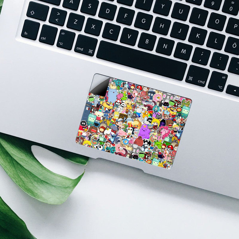 Cartoon Stickers Trackpad Skin Main image