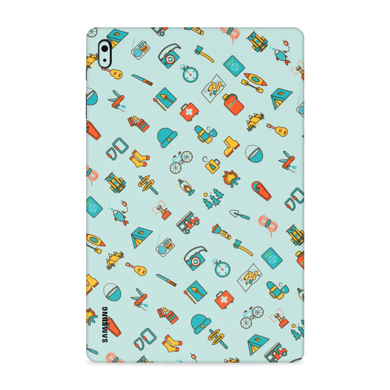 Trekking Icons 1 Tab Skin For Samsung Galaxy Tab S6 Lite 2022 Main image