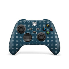 Tech Icons Blue Joystick Controller Skin