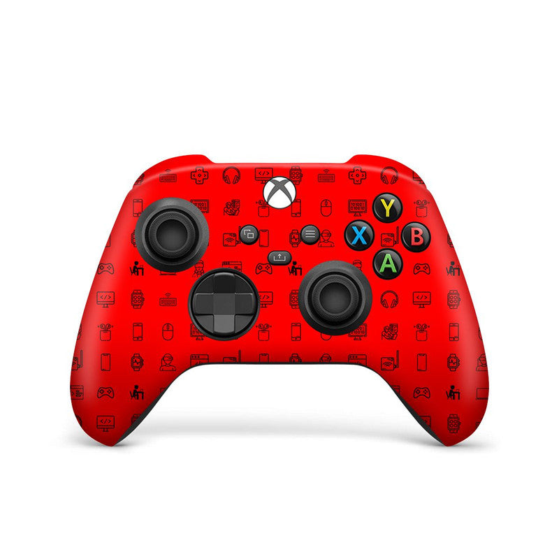 Tech Icons Red Joystick Controller Skin